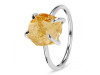 Citrine Raw Crystal Ring CIT-RR-350.