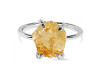 Citrine Raw Crystal Ring CIT-RR-350.