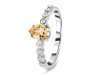 Citrine & White Topaz Ring CIT-RR-419D.