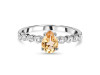 Citrine & White Topaz Ring CIT-RR-419D.
