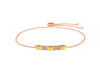 Citrine & White Topaz Bracelet CIT-RDB-147.