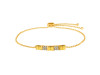 Citrine & White Topaz Bracelet CIT-RDB-147.