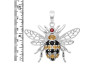 Silver Bee Pendant RDP-159.