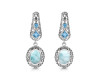 Close Out Larimar & Blue Topaz Earring LAR-CO-RDE-109.