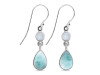 Close Out Larimar & Moonstone Earring LAR-CO-RDE-798.