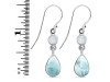 Close Out Larimar & Moonstone Earring LAR-CO-RDE-801.