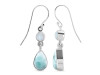 Close Out Larimar & Moonstone Earring LAR-CO-RDE-801.