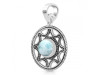 Close Out Larimar Pendant LAR-CO-RDEP-200.