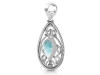 Close Out Larimar Pendant LAR-CO-RDEP-87.
