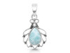 Close Out Larimar Pendant LAR-CO-RDEP-92.