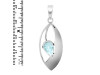Close Out Larimar Pendant LAR-CO-RDP-125.