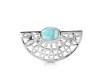 Close Out Larimar & Moonstone Ring LAR-CO-RDR-1034.