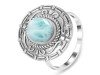 Close Out Larimar Ring LAR-CO-RDR-1085.