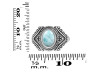 Close Out Larimar Ring LAR-CO-RDR-1114.