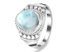 Close Out Larimar Ring LAR-CO-RDR-1201.