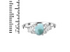 Close Out Larimar Ring LAR-CO-RDR-1414.