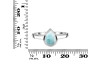 Close Out Larimar Ring LAR-CO-RDR-4011.