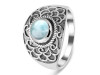 Close Out Larimar Ring LAR-CO-RDR-909.