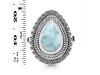 Close Out Larimar Ring LAR-CO-RDR-912.