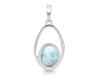 Close Out Larimar Pendant LAR-CO-RDEP-116.