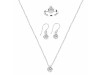 Crystal Jewelry Set CST-RDN-410-RDE-995-RDR-4028.