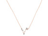 Pisces Zodiac Star Constellation Crystal & White Topaz Necklace CST-RDN-387.