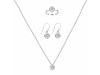 Crystal Jewelry Set CST-RDN-455-RDE-547-RDR-248.