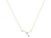 cancer Zodiac Star Constellation Crystal & White Topaz Necklace CST-RDN-486.