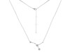 cancer Zodiac Star Constellation Crystal & White Topaz Necklace CST-RDN-486.
