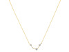 Aries Zodiac Star Constellation Crystal & White Topaz Necklace CST-RDN-488.