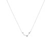 Aries Zodiac Star Constellation Crystal & White Topaz Necklace CST-RDN-488.