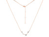 Aries Zodiac Star Constellation Crystal & White Topaz Necklace CST-RDN-488.
