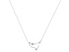 Capricorn Zodiac Star Constellation Crystal & White Topaz Necklace CST-RDN-489.