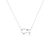 Gemini Zodiac Star Constellation Crystal & White Topaz Necklace CST-RDN-490.