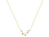 Libra Zodiac Star Constellation Crystal & White Topaz Necklace CST-RDN-494.