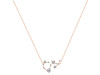 Scorpio Zodiac Star Constellation Crystal & White Topaz Necklace CST-RDN-495.