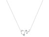 Scorpio Zodiac Star Constellation Crystal & White Topaz Necklace CST-RDN-495.