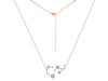 Scorpio Zodiac Star Constellation Crystal & White Topaz Necklace CST-RDN-495.