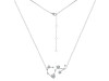 Scorpio Zodiac Star Constellation Crystal & White Topaz Necklace CST-RDN-495.