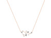 Sagittarius Zodiac Star Constellation Crystal & White Topaz Necklace CST-RDN-496.