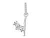 Cubic Zirconia Alphabet Y Pendant CUZ-RDA-103.