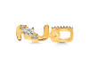 Cubic Zirconia Alphabet Z Pendant CUZ-RDA-104.