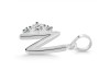 Cubic Zirconia Alphabet N Pendant CUZ-RDA-14.