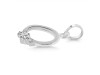 Cubic Zirconia Alphabet O Pendant CUZ-RDA-15.