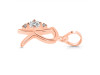Cubic Zirconia Alphabet R Pendant CUZ-RDA-18.