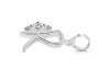 Cubic Zirconia Alphabet R Pendant CUZ-RDA-18.