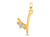 Cubic Zirconia Alphabet Y Pendant CUZ-RDA-25.