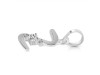 Cubic Zirconia Alphabet Z Pendant CUZ-RDA-26.