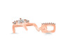 Cubic Zirconia Alphabet E Pendant CUZ-RDA-31.
