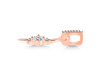 Cubic Zirconia Alphabet I Pendant CUZ-RDA-35.